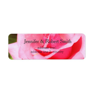 hot pink rose flower bride and groom  wedding