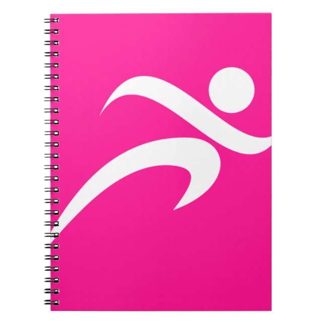 Hot Pink Running; Runner Notebook (Front)