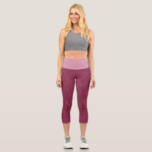 Hot Pink Sand Capri Leggings