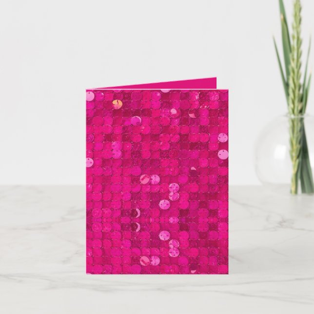 Hot Pink Sequin (Devant)