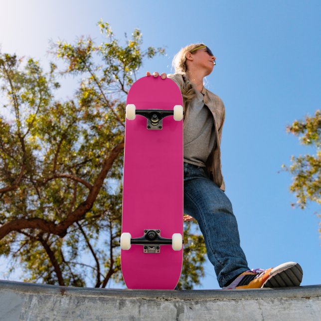 Hot Pink skateboard (Outdoor 1)