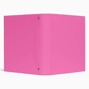 Hot Pink Solid Colour Binder