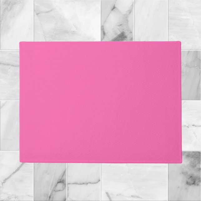 Hot Pink Solid Colour Doormat (Creator Uploaded)