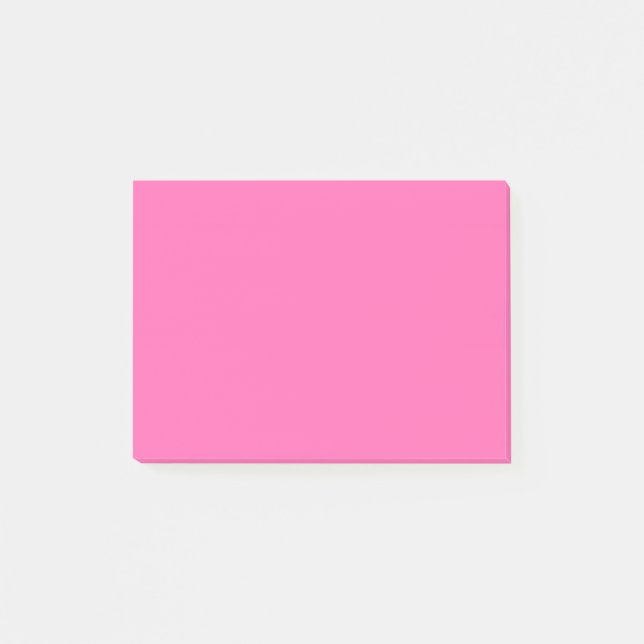 Hot Pink Solid Colour Post-it Notes (Front)