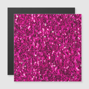 Hot pink sparkles faux glitter