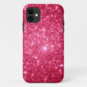 Hot Pink Stars iPhone 11 Case