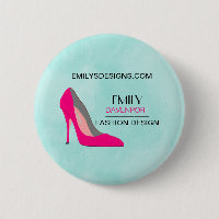 Hot Pink Stiletto High Heel Shoe Chic Business