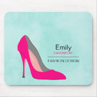 Hot Pink Stiletto High Heel Shoe Chic Personalized
