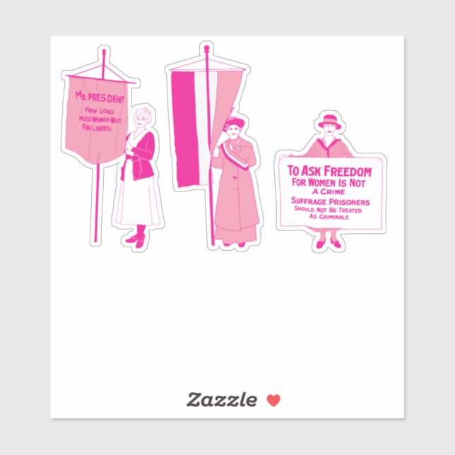 Hot Pink Suffragettes (Sheet)