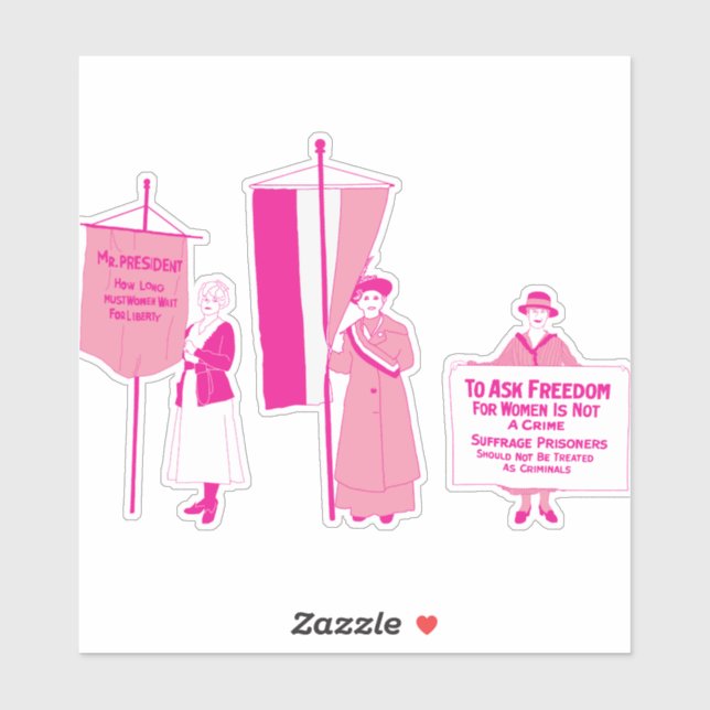 Hot Pink Suffragettes (Sheet)