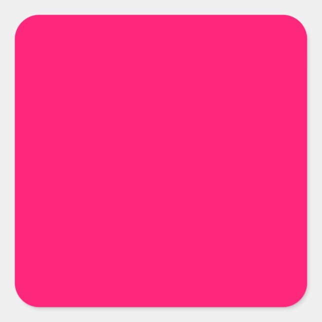 Hot Pink Toiletry Labels / (Front)