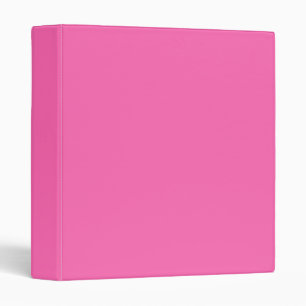 Hot Pink Vinyl Binder