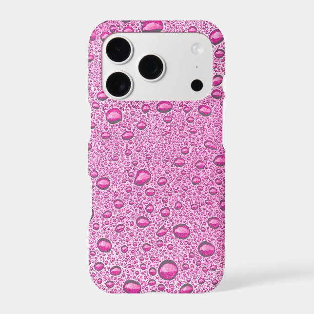 Hot pink water droplets (Back)