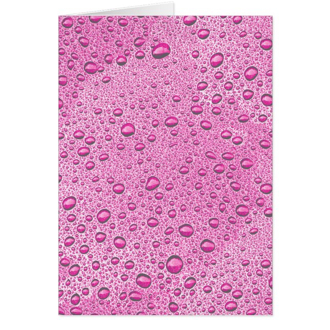 Hot pink water droplets (Front)