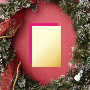 Hot Pink Wedding   Bold Solid Color Invite