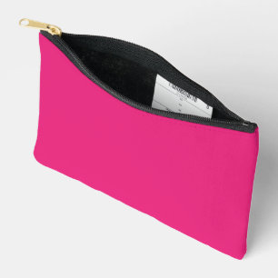 Hot Pink Wedding   Bold Solid Colour Invite Accessory Pouch