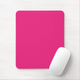 Hot Pink Wedding   Bold Solid Colour Invite Mouse Pad