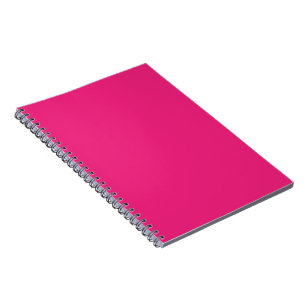 Hot Pink Wedding   Bold Solid Colour Invite Notebook