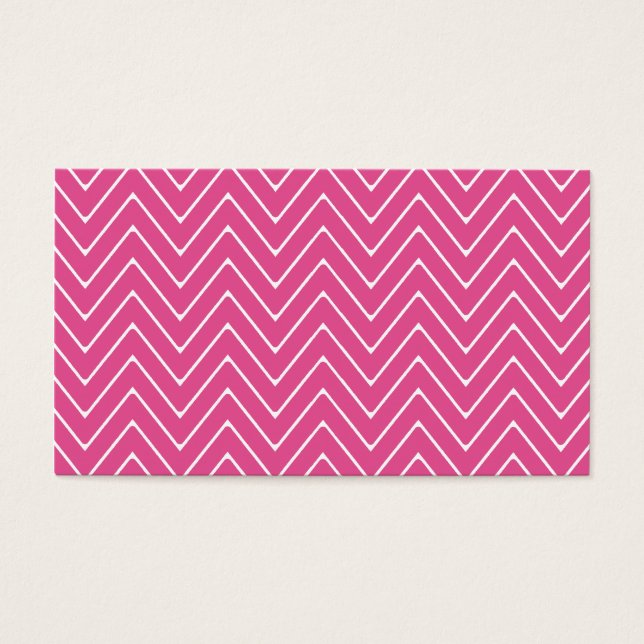 Hot Pink White Chevron Pattern 2A (Front)