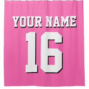 Hot Pink White Sports Jersey Team Jersey