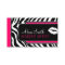 Hot Pink Zebra Print Salon Business Cards