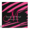 Hot Pink Zebra Print Wedding Planner Binder