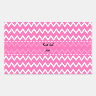 Hot Pink Zigzag Pattern Sticker