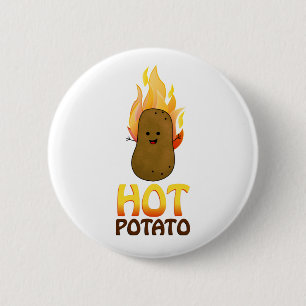 Hot Potato 2 Inch Round Button