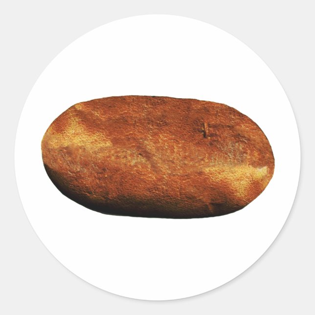 Hot Potato Classic Round Sticker (Front)