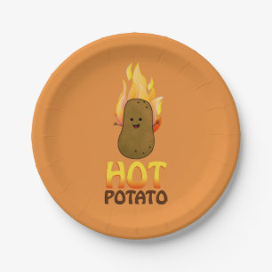 Hot Potato Paper Plate