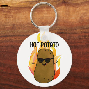 Hot Potato Personalized Keychain