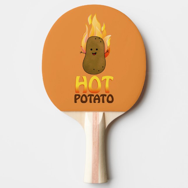 Hot Potato Ping Pong Paddle (Front)