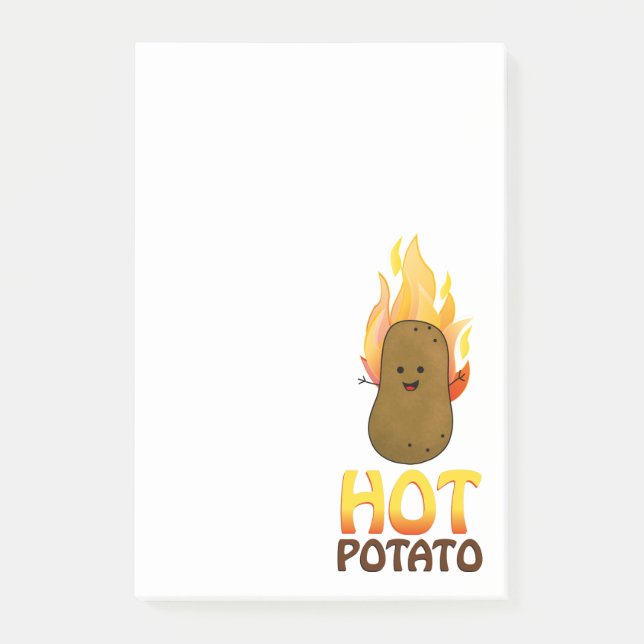 Hot Potato Post-it Notes (Front)