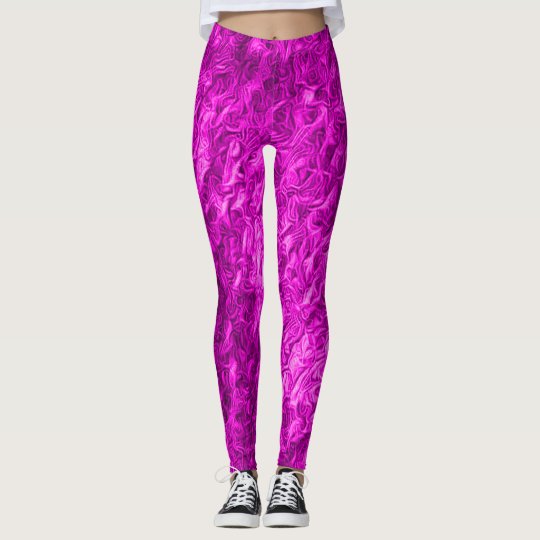 Hot Purple Love Leggings