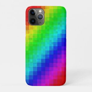 Hot Rainbow Mosaic Shimmer, iPhone 11 Pro Case