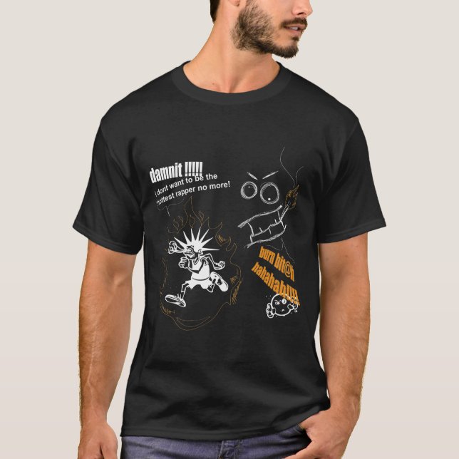 hot rapper T-Shirt (Front)