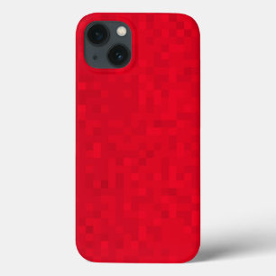 Hot Red Mosaic, iPhone 13 Case