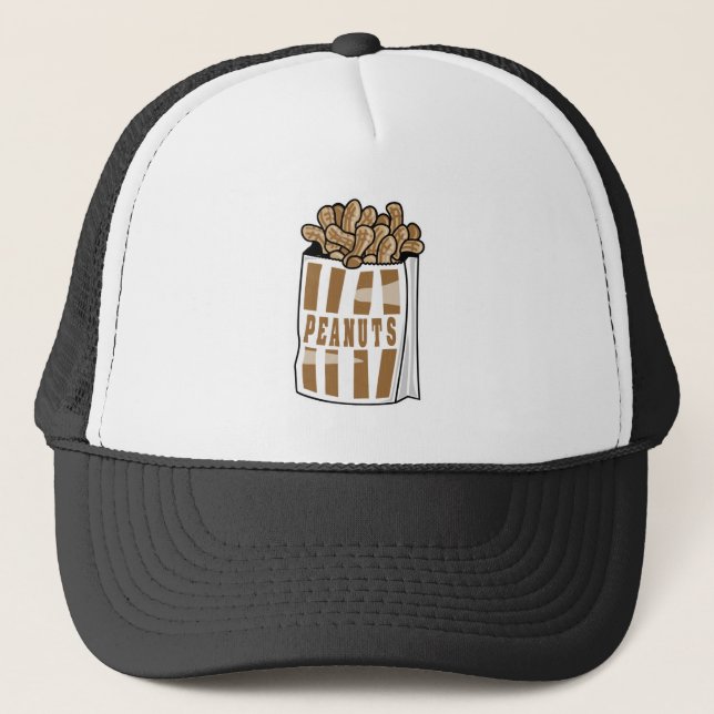 hot roasted peanuts trucker hat (Front)