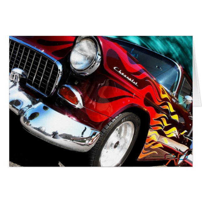 Hot rod 1955 de Chevy V6 (Devant horizontal)