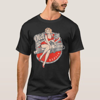 Hot Rod Art Car Rockabilly Old School      T-Shirt