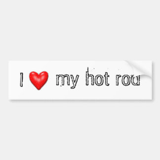 hot rod bumper sticker