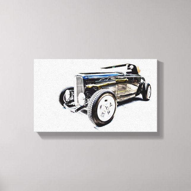 Hot Rod Canvas Print (Front)