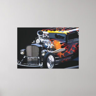 Hot rod canvas print