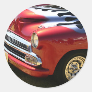 Hot Rod Classic Round Sticker