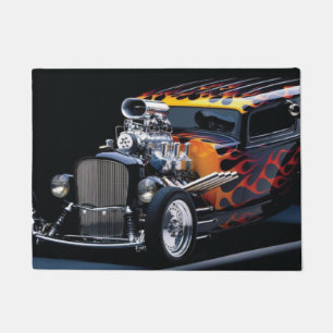 Hot rod doormat