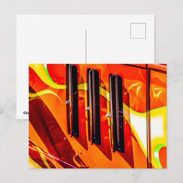 Hot Rod Flames Postcard (Front/Back)