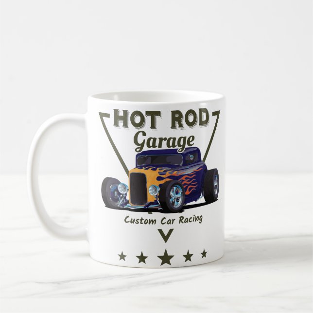 Hot Rod Garage! Coffee Mug (Left)