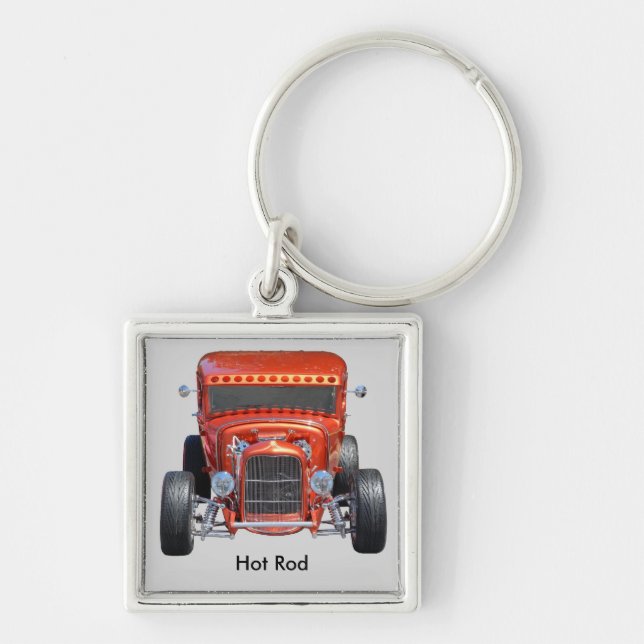Hot  Rod Keychain (Front)