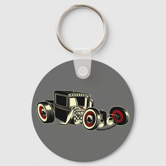 HOT ROD. KEYCHAIN (Front)