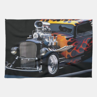 Hot rod kitchen towel